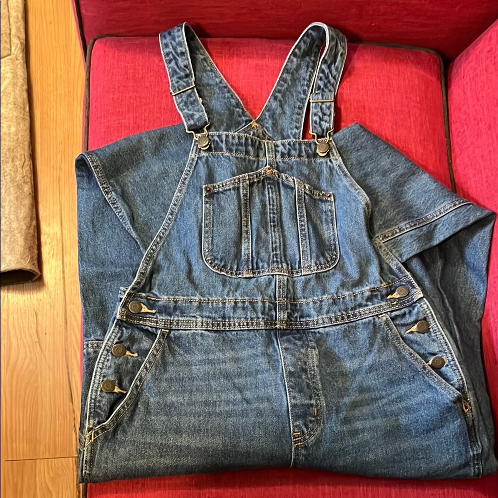 Old Navy Blue Denim Women Jeans Overalls